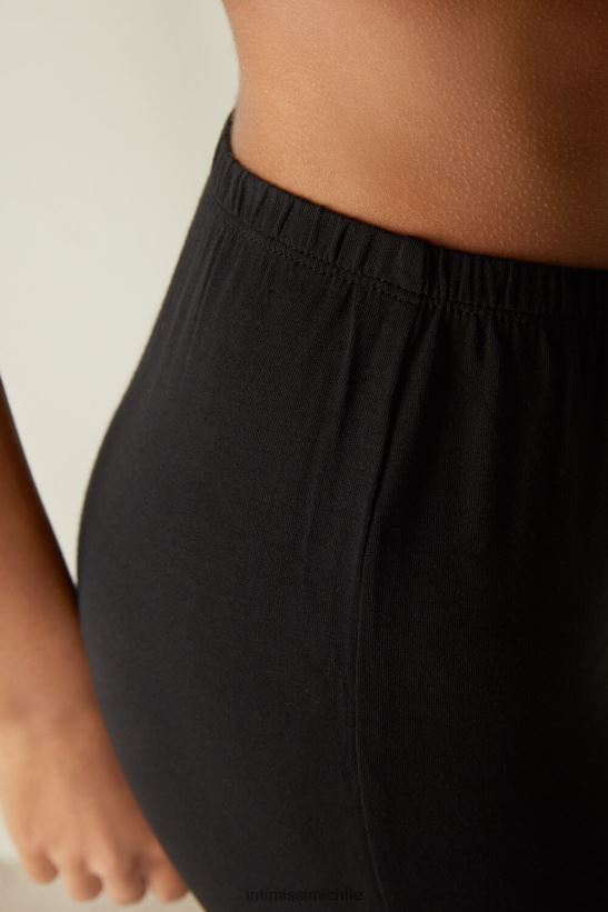 Intimissimi pantalones largos micromodal mujer 019-negro vestir L4BXFJ1671