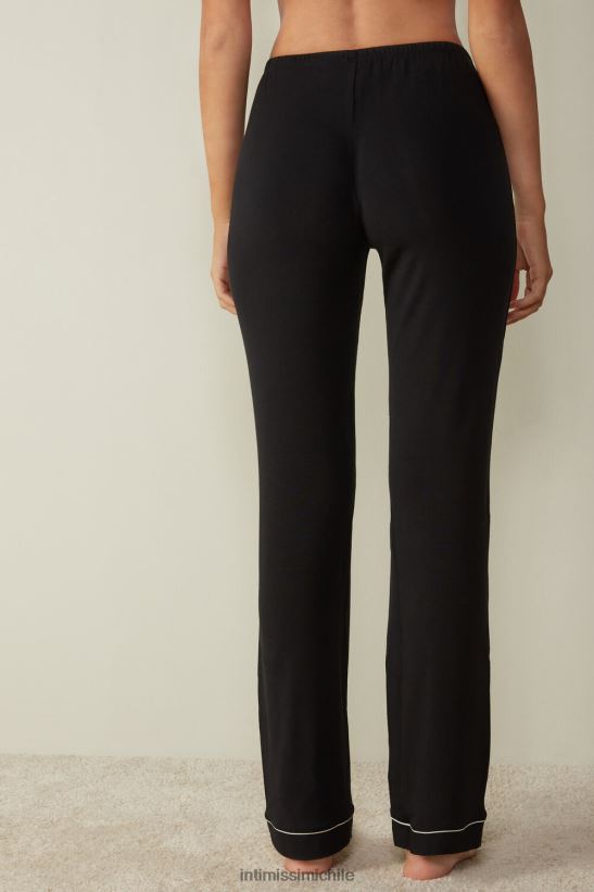 Intimissimi pantalones largos micromodal mujer 019-negro vestir L4BXFJ1671