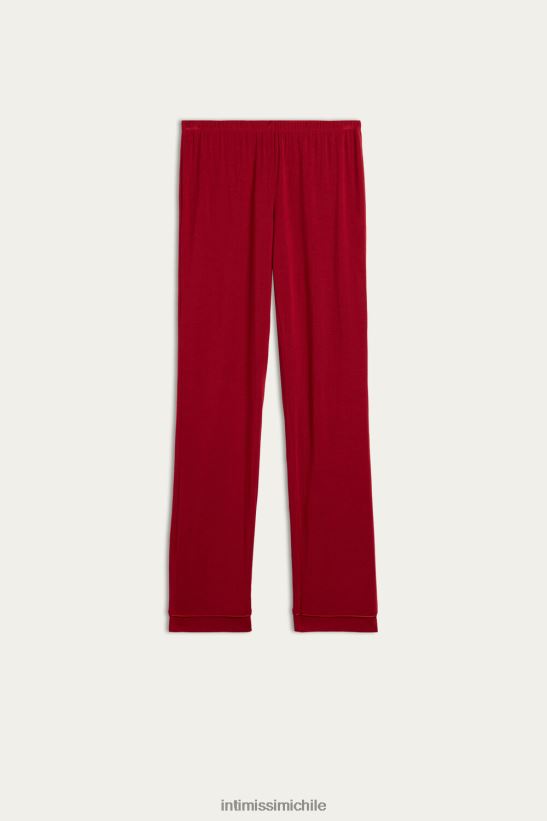 Intimissimi pantalones largos micromodal mujer 1473-rojo vestir L4BXFJ1653