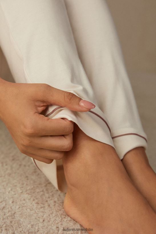 Intimissimi pantalones largos micromodal mujer 612i-marfil vainilla vestir L4BXFJ1616