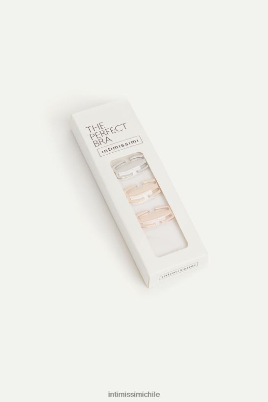 Intimissimi ganchos para la correa del sujetador mujer 4376-plata/oro/rosa ropa interior L4BXFJ598