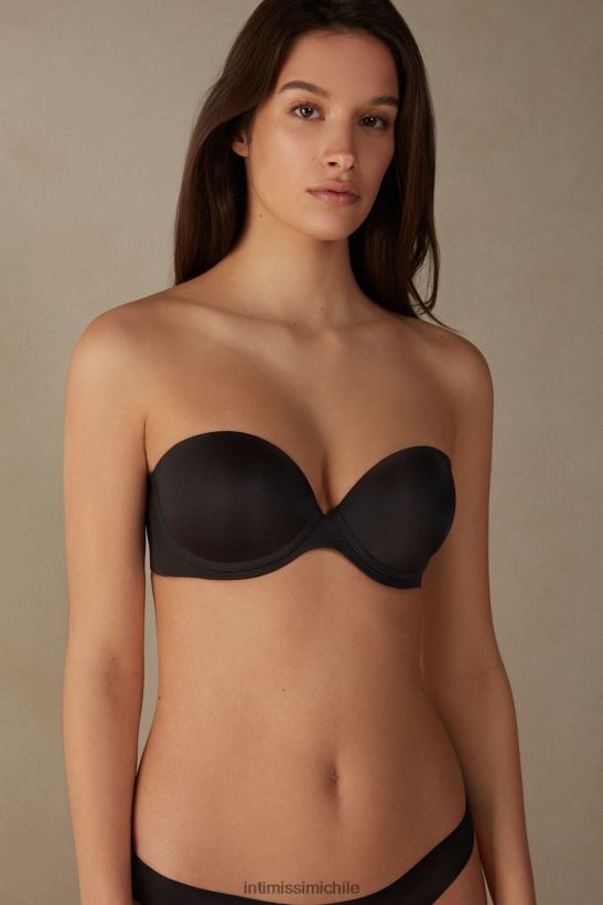 Intimissimi sujetador bandeau anna de microfibra ultraligero mujer 019-negro ropa interior L4BXFJ732