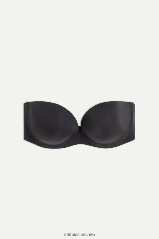 Intimissimi sujetador bandeau anna de microfibra ultraligero mujer 019-negro ropa interior L4BXFJ732