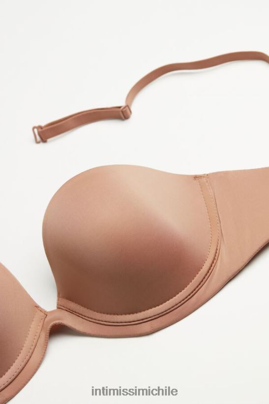 Intimissimi sujetador bandeau anna de microfibra ultraligero mujer 417i-beige medio ropa interior L4BXFJ731