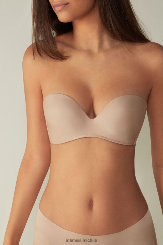 Intimissimi sujetador bandeau daila ultraligero de microfibra mujer 044-beige suave ropa interior L4BXFJ759