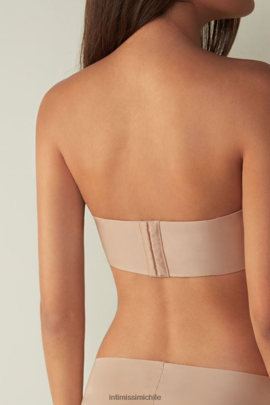 Intimissimi sujetador bandeau daila ultraligero de microfibra mujer 044-beige suave ropa interior L4BXFJ759