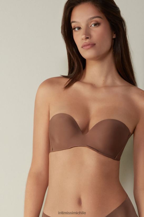 Intimissimi sujetador bandeau daila ultraligero de microfibra mujer 502i-beige oscuro ropa interior L4BXFJ658