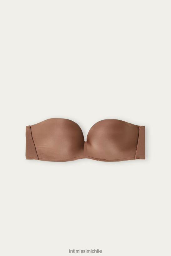 Intimissimi sujetador bandeau daila ultraligero de microfibra mujer 502i-beige oscuro ropa interior L4BXFJ658