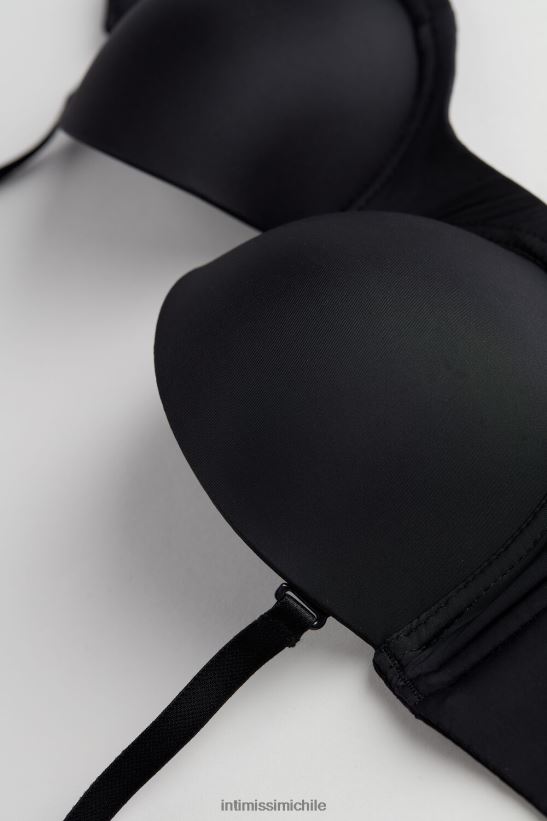 Intimissimi sujetador bandeau de microfibra giada mujer 019-negro ropa interior L4BXFJ809