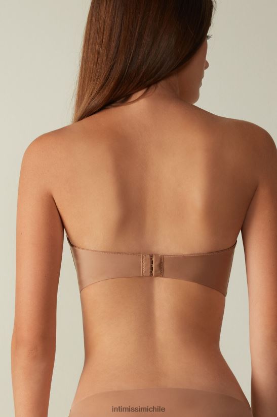 Intimissimi sujetador bandeau de microfibra giada mujer 417i-beige medio ropa interior L4BXFJ774