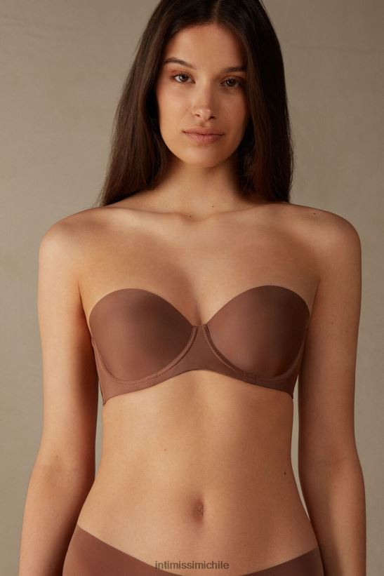Intimissimi sujetador bandeau de microfibra giada mujer 502i-beige oscuro ropa interior L4BXFJ769
