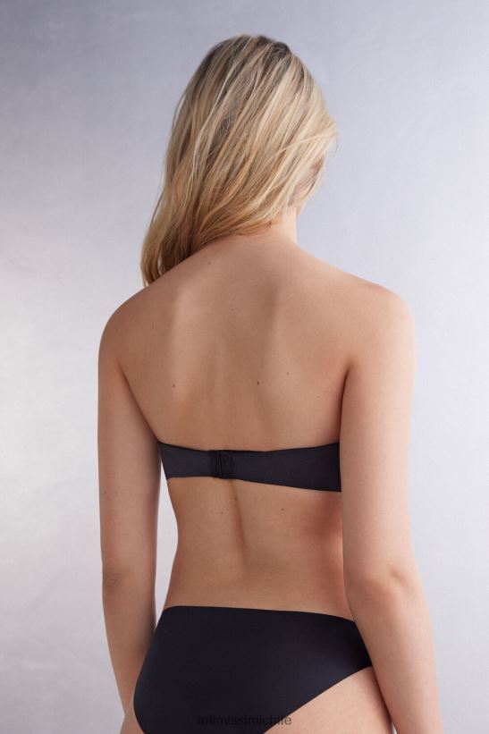 Intimissimi sujetador bandeau de microfibra ultraligero gioia mujer 019-negro ropa interior L4BXFJ518