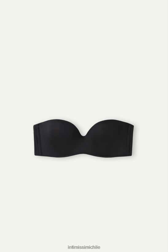 Intimissimi sujetador bandeau de microfibra ultraligero gioia mujer 019-negro ropa interior L4BXFJ518