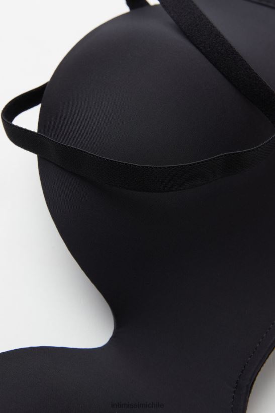 Intimissimi sujetador bandeau de microfibra ultraligero gioia mujer 019-negro ropa interior L4BXFJ518