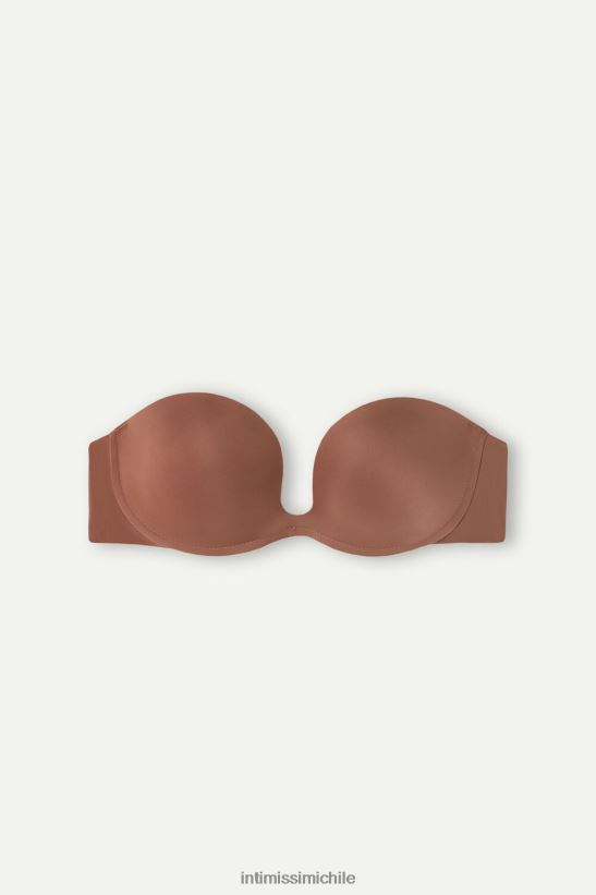 Intimissimi sujetador bandeau de microfibra ultraligero monica mujer 502i-beige oscuro ropa interior L4BXFJ651