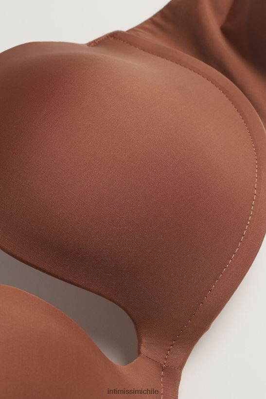 Intimissimi sujetador bandeau de microfibra ultraligero monica mujer 502i-beige oscuro ropa interior L4BXFJ651