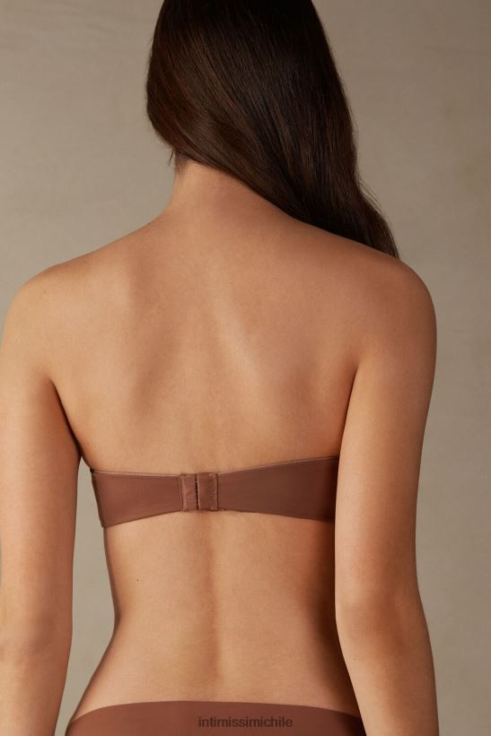 Intimissimi sujetador bandeau gioia mujer 502i-beige oscuro ropa interior L4BXFJ730