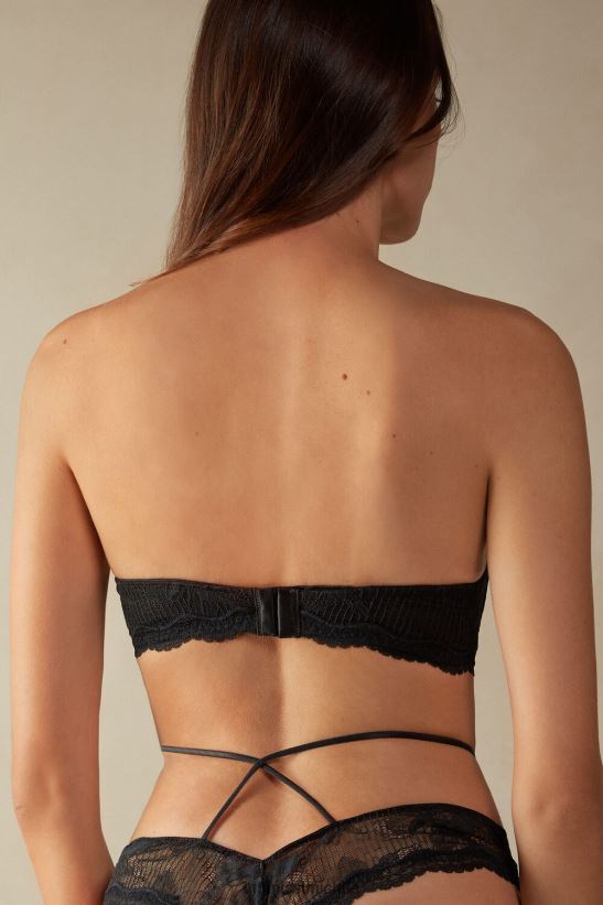 Intimissimi sujetador bandeau ilimitado monica sensual mujer 019-negro ropa interior L4BXFJ640