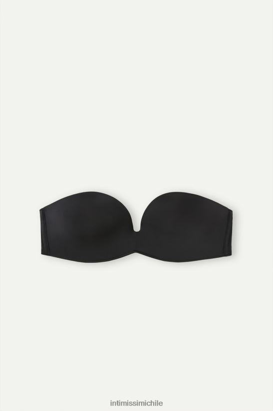 Intimissimi sujetador bandeau laura de microfibra ultraligero mujer 019-negro ropa interior L4BXFJ494