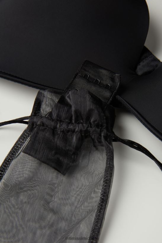 Intimissimi sujetador bandeau laura de microfibra ultraligero mujer 019-negro ropa interior L4BXFJ494