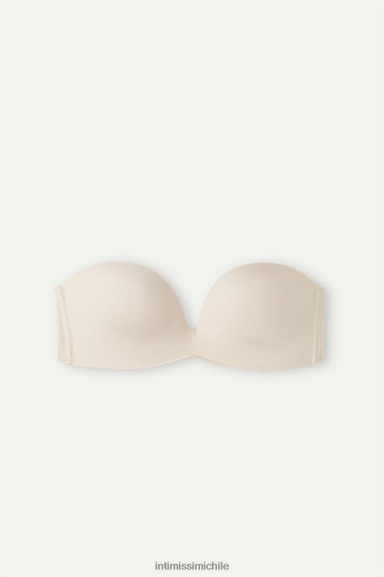 Intimissimi sujetador bandeau laura de microfibra ultraligero mujer 2280-seda rosa ropa interior L4BXFJ477