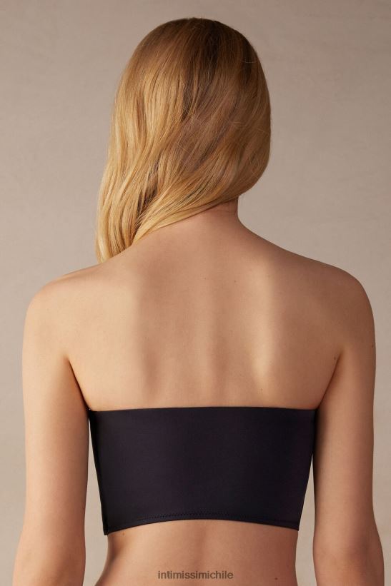 Intimissimi top sujetador bustier de microfibra ultraligero mujer 019-negro ropa interior L4BXFJ551