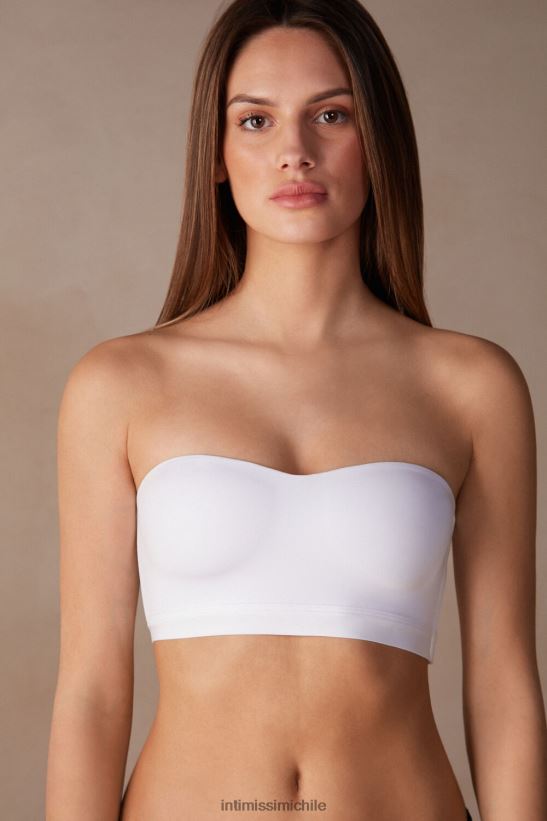 Intimissimi top sujetador de microfibra ultraligero mujer 001-blanco ropa interior L4BXFJ542