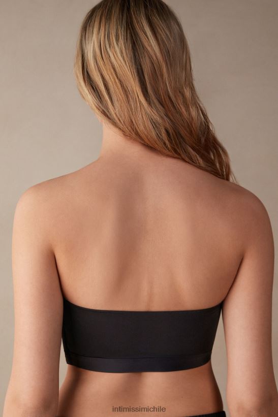 Intimissimi top sujetador de microfibra ultraligero mujer 019-negro ropa interior L4BXFJ541