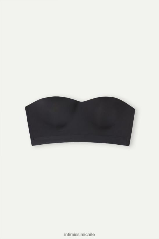 Intimissimi top sujetador de microfibra ultraligero mujer 019-negro ropa interior L4BXFJ541