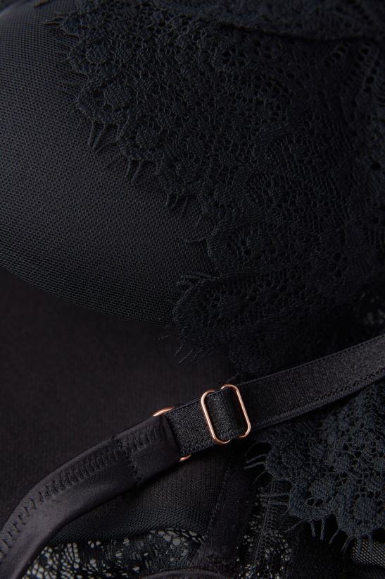 Intimissimi Impresionante sujetador balconette con relleno de belleza mujer 019-negro ropa interior L4BXFJ586