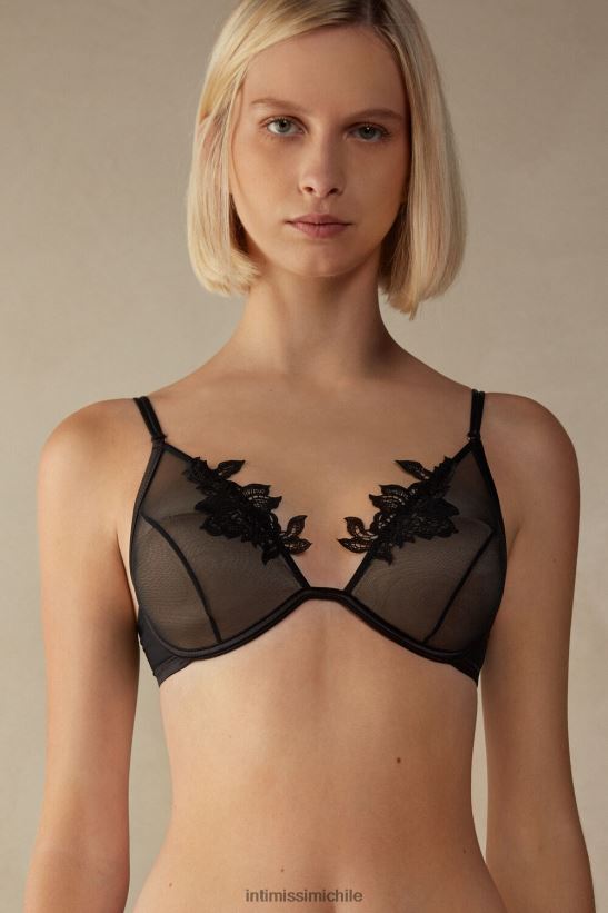 Intimissimi Layers of Lust sujetador balconette Elena mujer 019-negro ropa interior L4BXFJ632