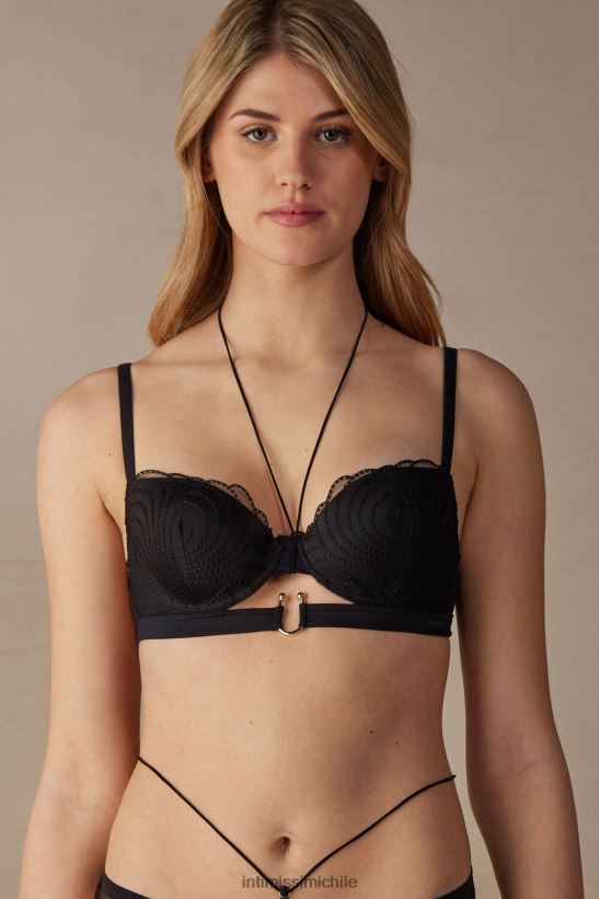 Intimissimi sofía roba el espectáculo sujetador balconette mujer 019-negro ropa interior L4BXFJ602