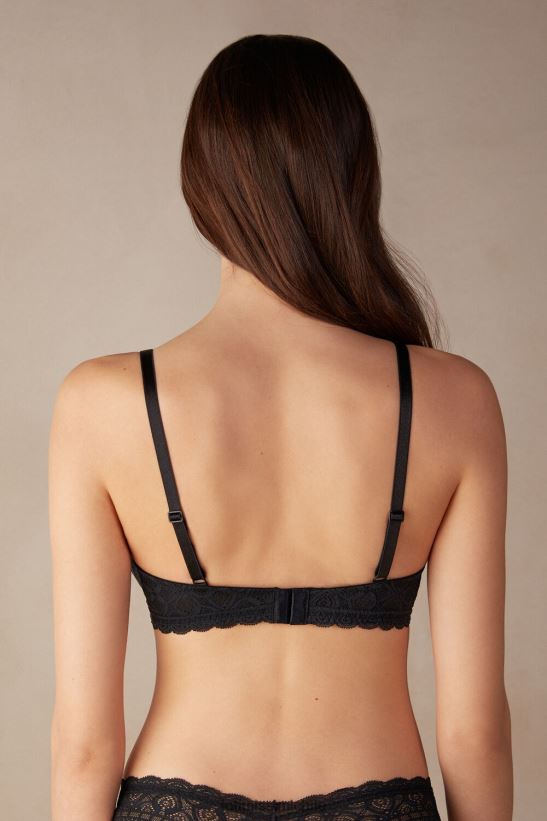 Intimissimi sujetador balconette de encaje alessia mujer 019-negro ropa interior L4BXFJ517