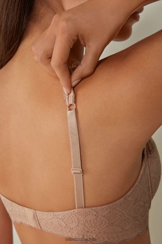 Intimissimi sujetador balconette de encaje elena mujer 044-beige suave ropa interior L4BXFJ691