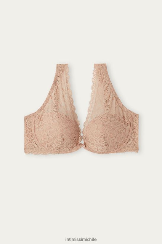 Intimissimi sujetador balconette de encaje elena mujer 044-beige suave ropa interior L4BXFJ691