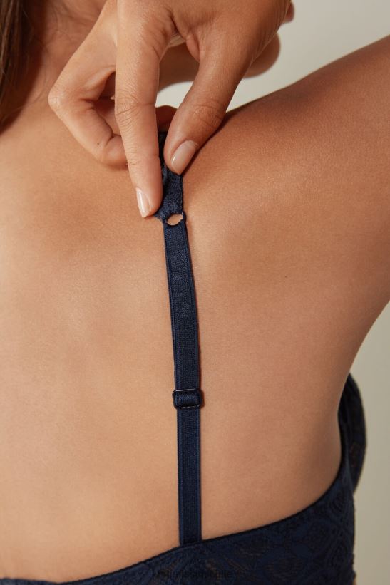 Intimissimi sujetador balconette de encaje elena mujer 1467-azul intenso ropa interior L4BXFJ693
