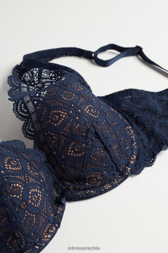 Intimissimi sujetador balconette de encaje elena mujer 1467-azul intenso ropa interior L4BXFJ693