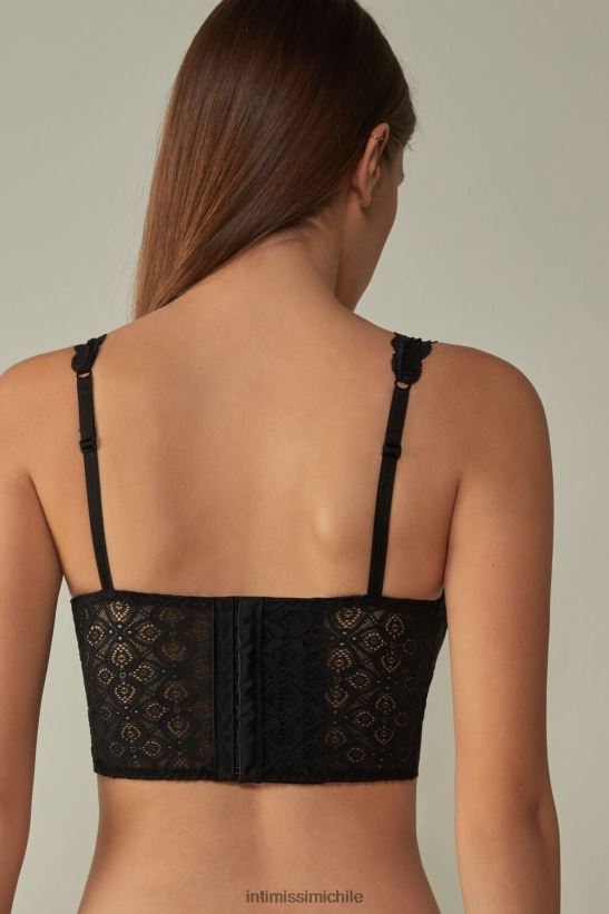 Intimissimi sujetador balconette de encaje eleonora mujer 019-negro ropa interior L4BXFJ678