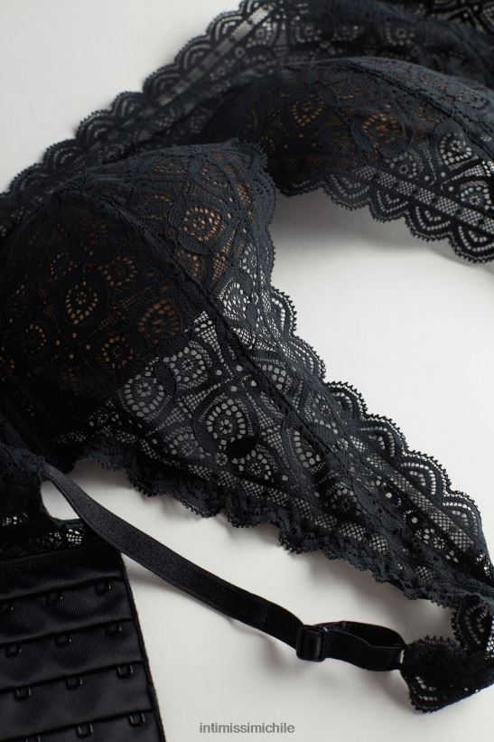 Intimissimi sujetador balconette de encaje eleonora mujer 019-negro ropa interior L4BXFJ678