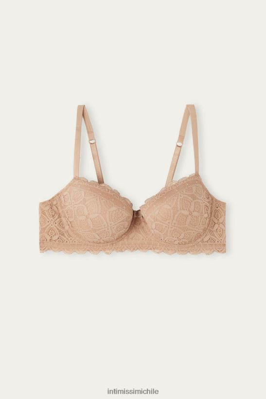 Intimissimi sujetador balconette de encaje sofia mujer 044-beige suave ropa interior L4BXFJ652