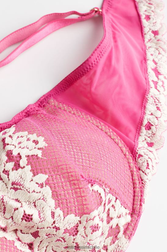 Intimissimi sujetador balconette elena flores bonitas mujer 213j-san valentín rosa/marfil ropa interior L4BXFJ580