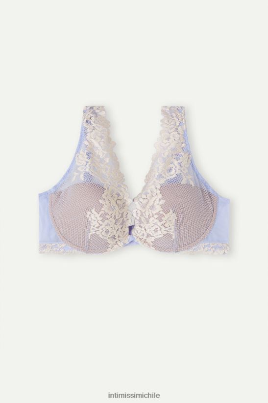 Intimissimi sujetador balconette elena flores bonitas mujer 214j-lavanda dulce/marfil ropa interior L4BXFJ567