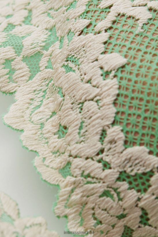 Intimissimi sujetador balconette elena flores bonitas mujer 215j-manzana menta/marfil ropa interior L4BXFJ560