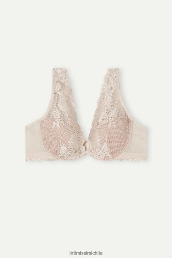 Intimissimi sujetador balconette elena flores bonitas mujer 2280-seda rosa ropa interior L4BXFJ621