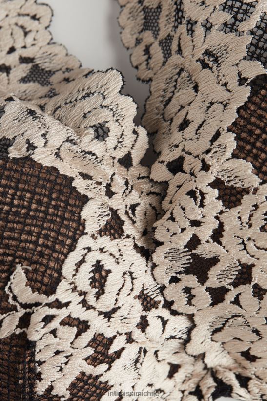 Intimissimi sujetador balconette elena flores bonitas mujer 9887-negro/marfil ropa interior L4BXFJ620