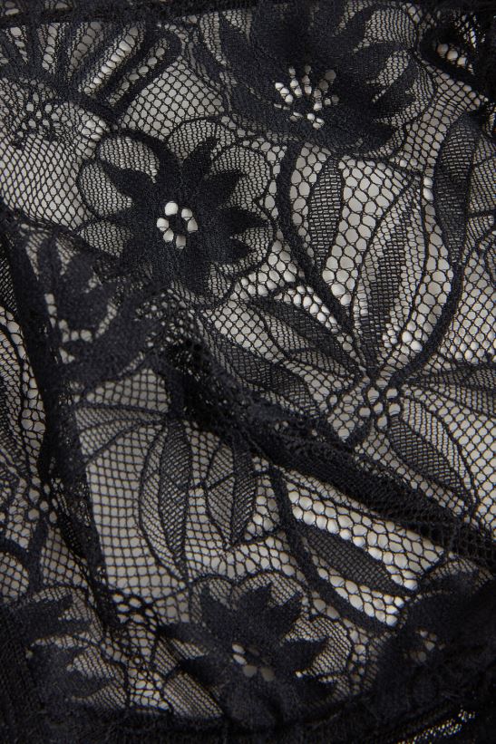 Intimissimi sujetador balconette flores sensuales mujer 019-negro ropa interior L4BXFJ463