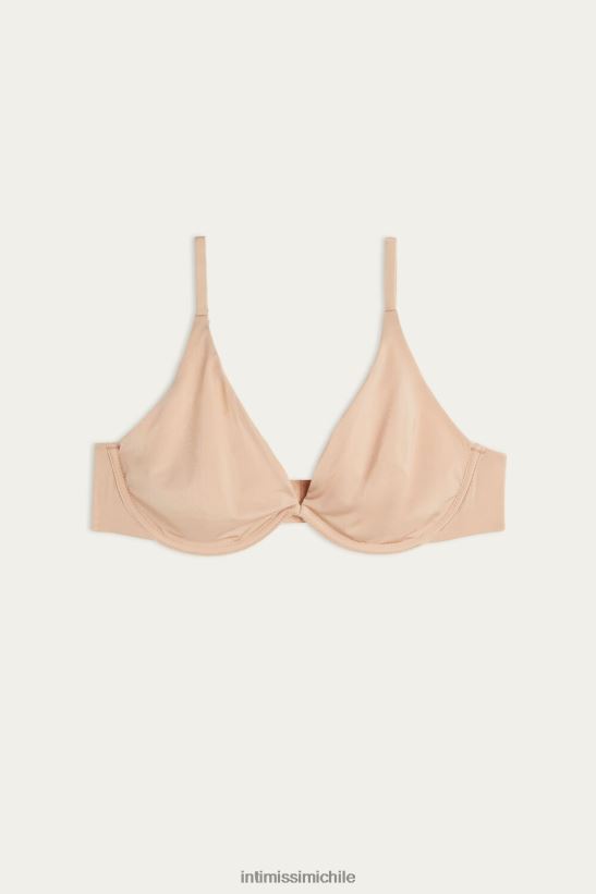 Intimissimi sujetador balconette giulia ultraligero de microfibra mujer 044-beige suave ropa interior L4BXFJ702