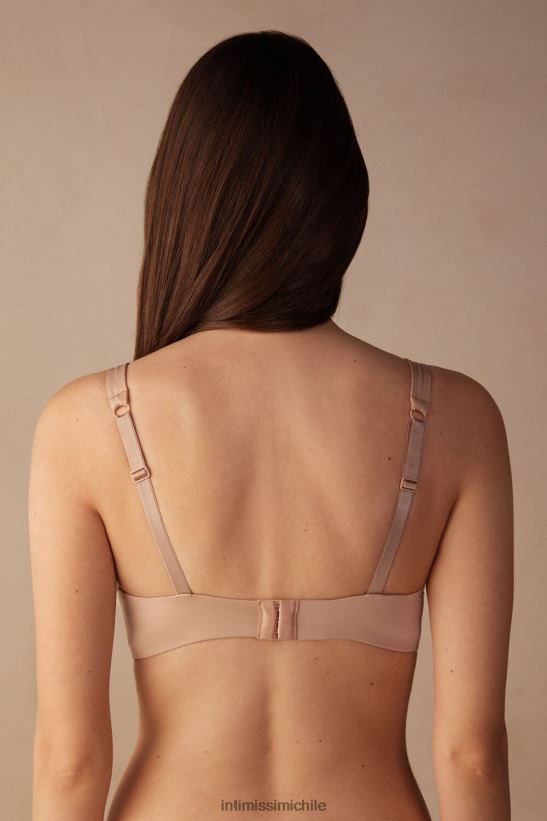Intimissimi sujetador balconette greta de microfibra ultraligero mujer 044-beige suave ropa interior L4BXFJ610