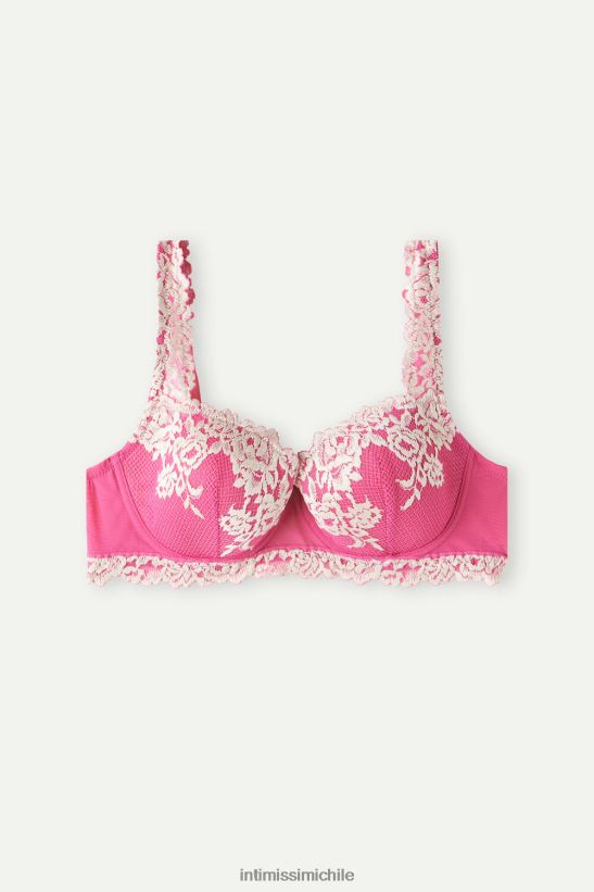 Intimissimi sujetador balconette sofia flores bonitas mujer 213j-san valentín rosa/marfil ropa interior L4BXFJ581