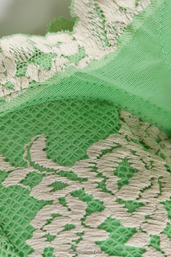 Intimissimi sujetador balconette sofia flores bonitas mujer 215j-manzana menta/marfil ropa interior L4BXFJ561